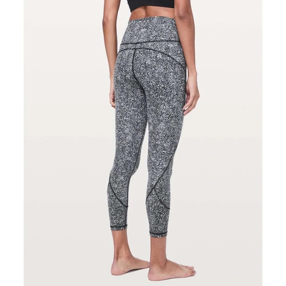Lululemon In Movement Tight *Everlux in Diffuse Starlight Black Size 2 - Picture 2 of 14